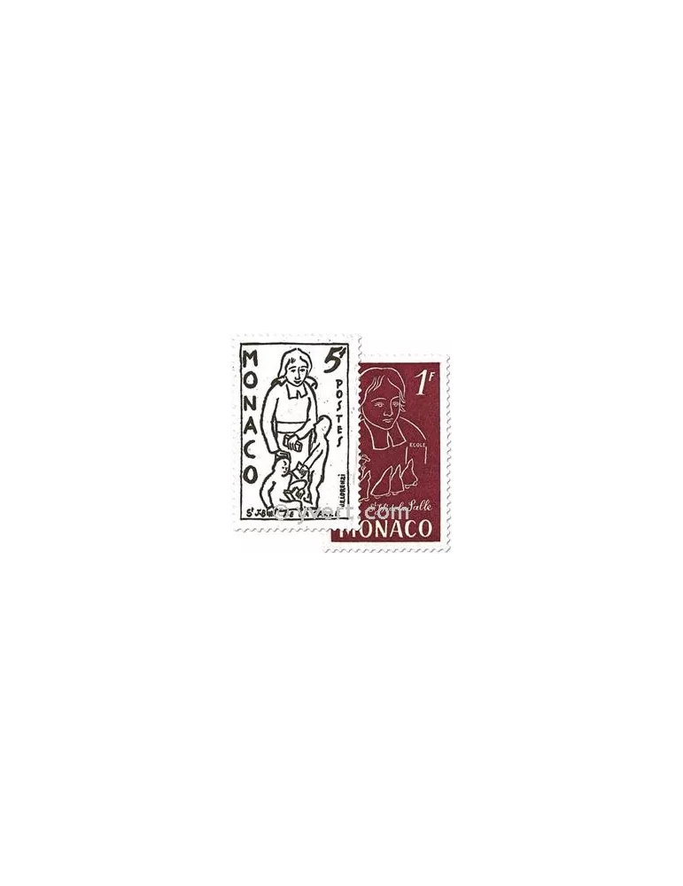 n° 402/404 - Timbre Monaco Poste