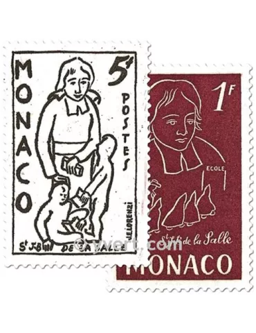 n° 402/404 - Timbre Monaco Poste 2