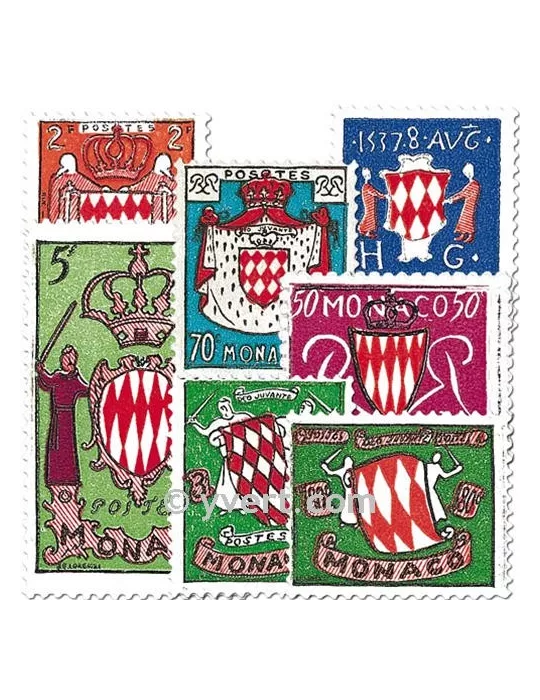 n° 405/411 - Timbre Monaco Poste