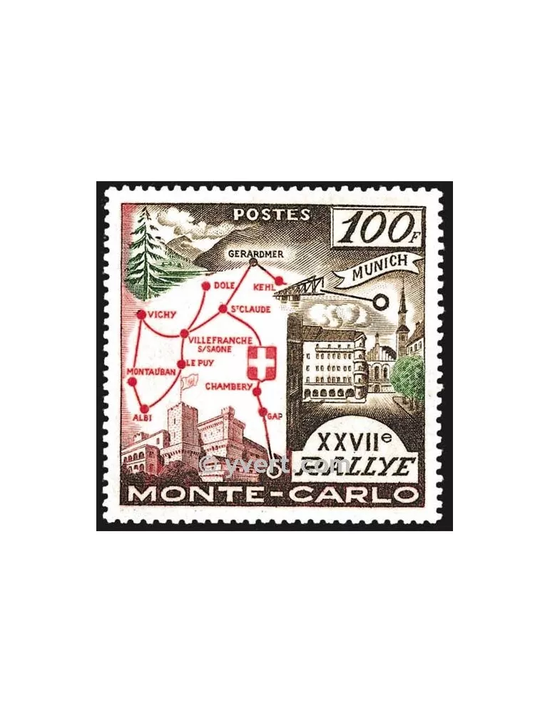 n° 491 - Timbre Monaco Poste