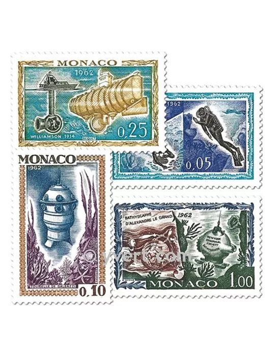 n° 591/597 - Timbre Monaco Poste