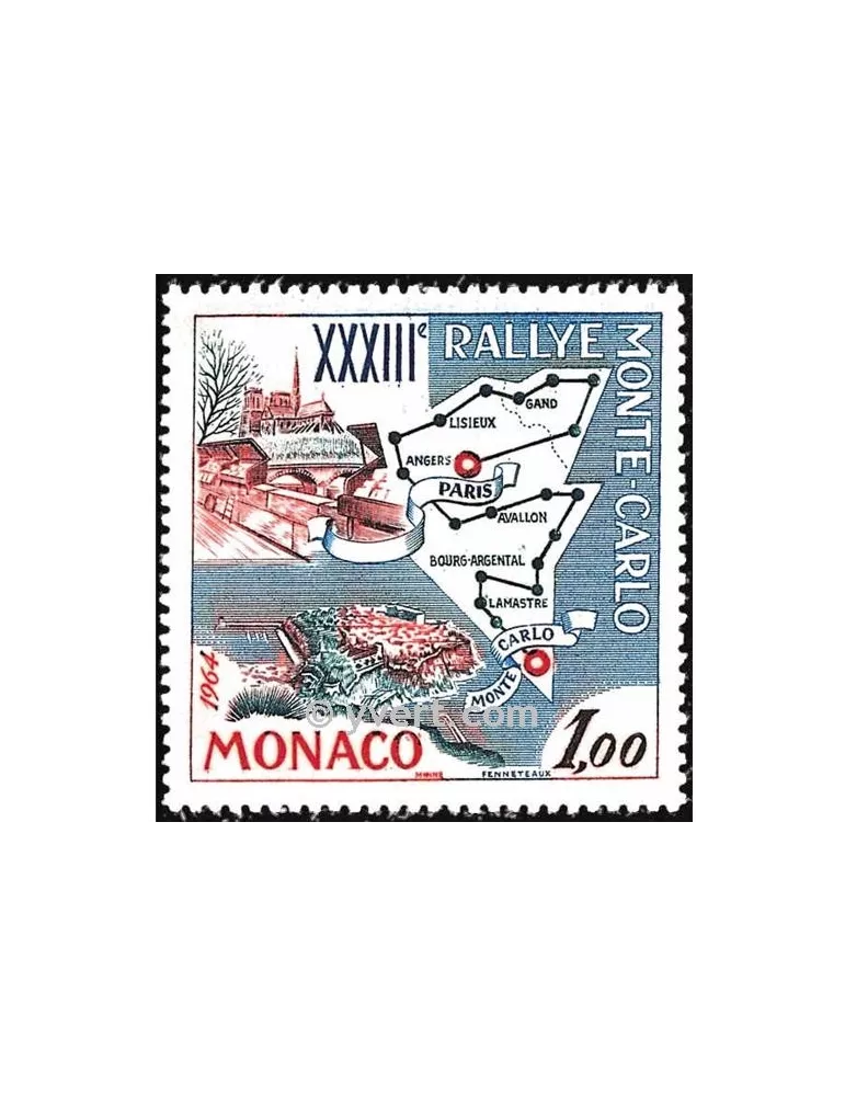 n° 616 - Timbre Monaco Poste