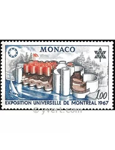 n° 727 - Timbre Monaco Poste 2