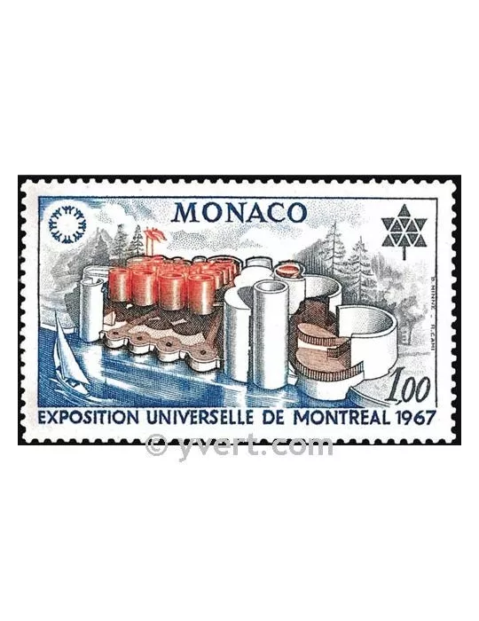n° 727 - Timbre Monaco Poste