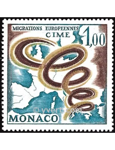 n° 728 - Timbre Monaco Poste 2
