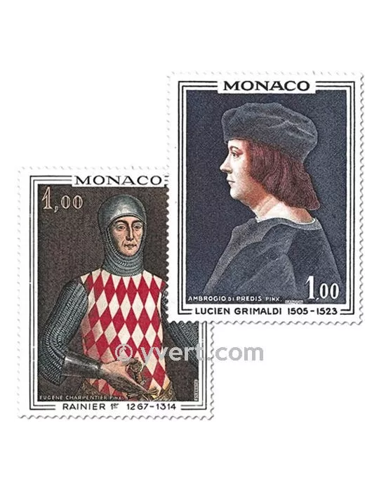 n° 734/735 - Timbre Monaco Poste