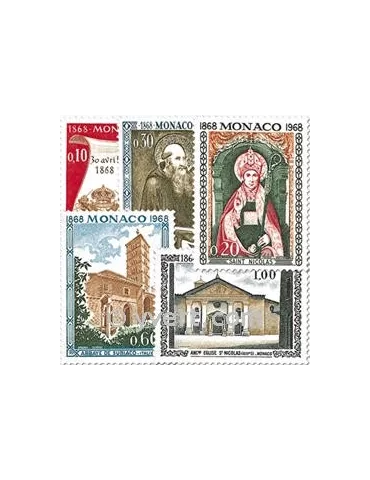 n° 744/748 - Timbre Monaco Poste