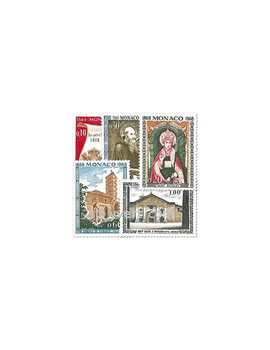 n° 744/748 - Timbre Monaco Poste