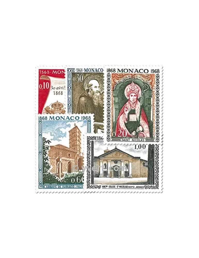 n° 744/748 - Timbre Monaco Poste