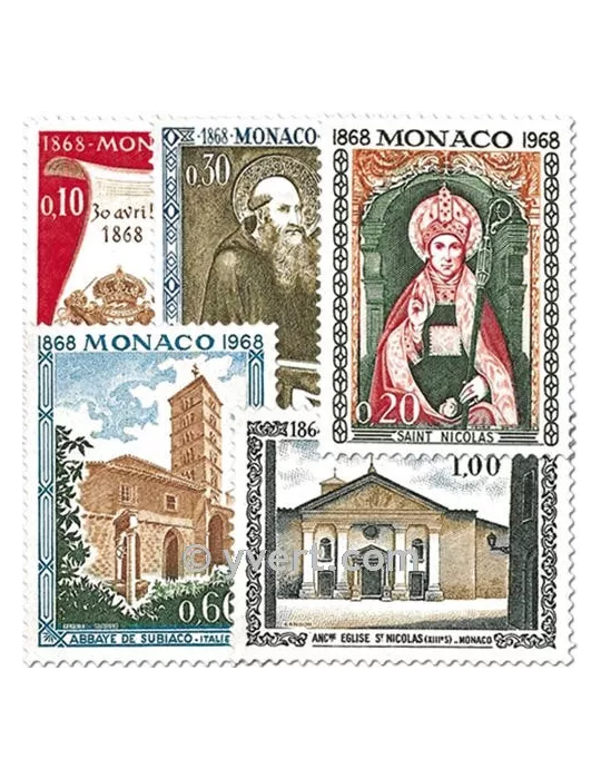 n° 744/748 - Timbre Monaco Poste