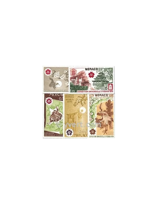 n° 822/826 - Timbre Monaco Poste