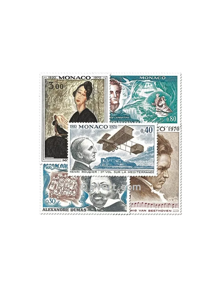 n° 839/843 - Timbre Monaco Poste