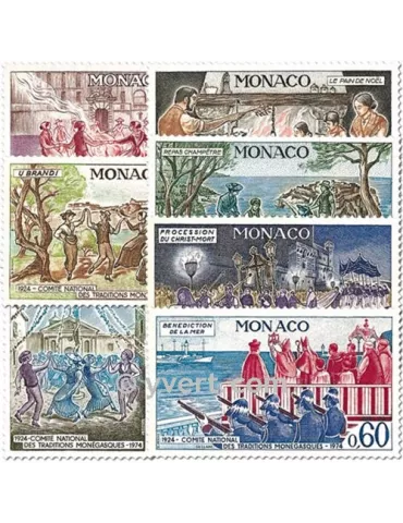 n° 939/945 - Timbre Monaco Poste 2