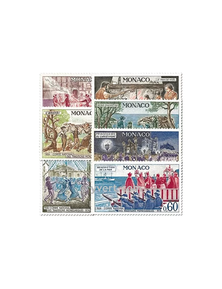 n° 939/945 - Timbre Monaco Poste