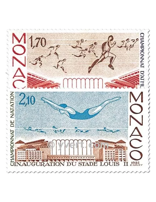 n° 1475/1476 - Timbre Monaco Poste