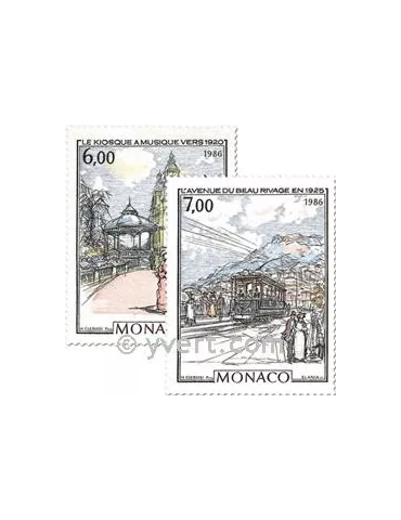 n° 1543/1544 - Timbre Monaco Poste