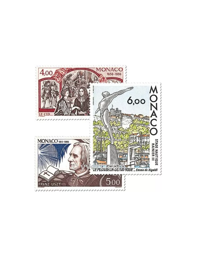 n° 1547/1549 - Timbre Monaco Poste