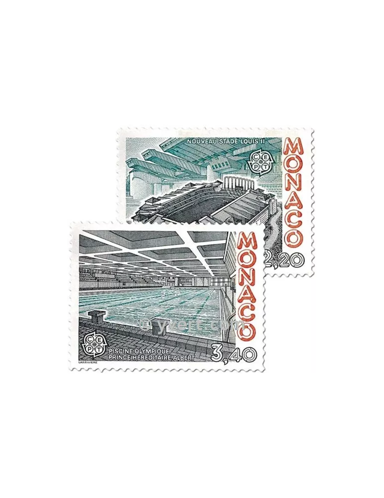 n° 1565/1566 - Timbre Monaco Poste