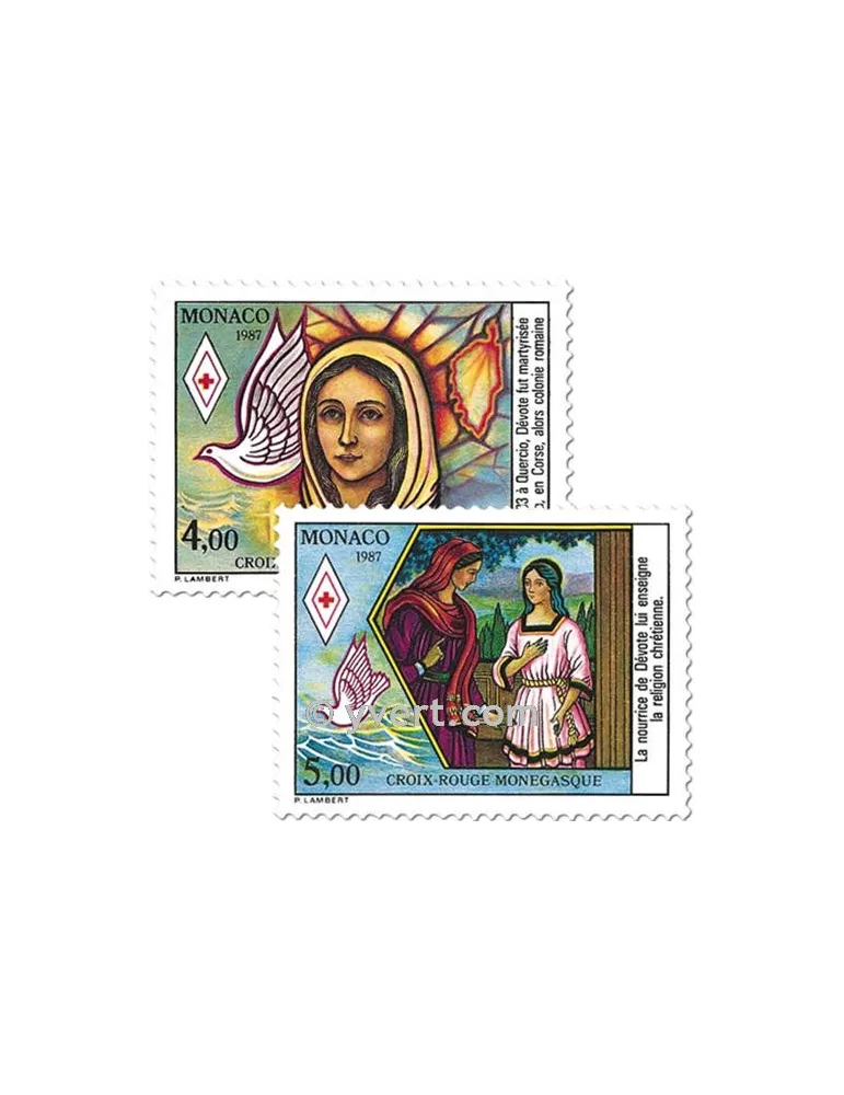 n° 1594/1595 - Timbre Monaco Poste