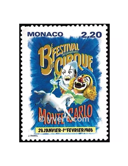 n° 1596 - Timbre Monaco Poste
