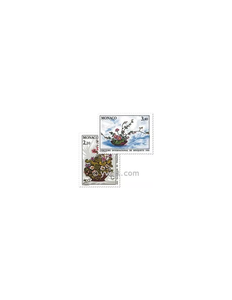 n° 1597/1598 - Timbre Monaco Poste