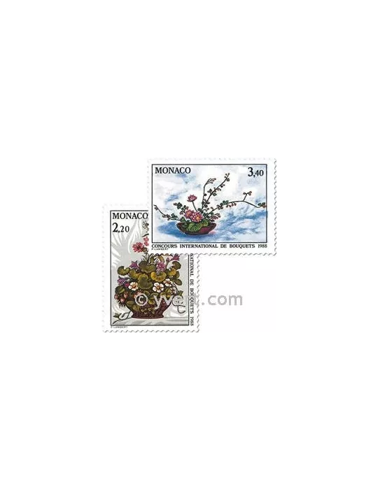 n° 1597/1598 - Timbre Monaco Poste