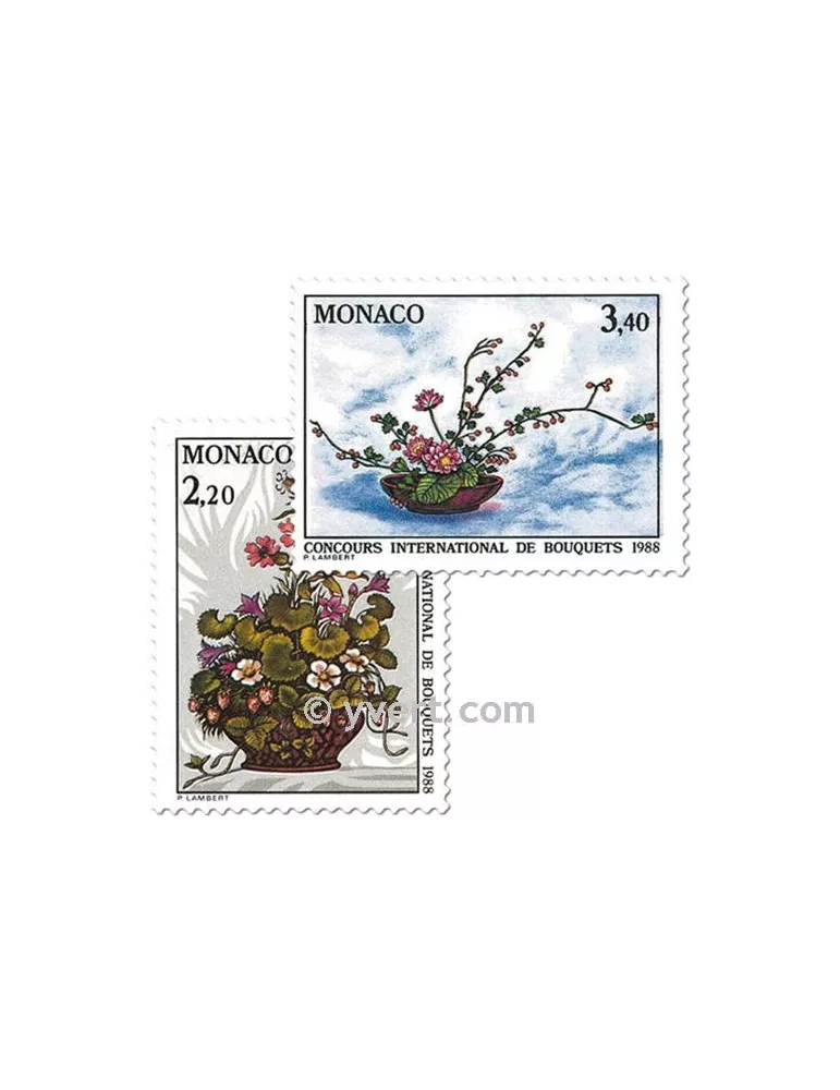 n° 1597/1598 - Timbre Monaco Poste