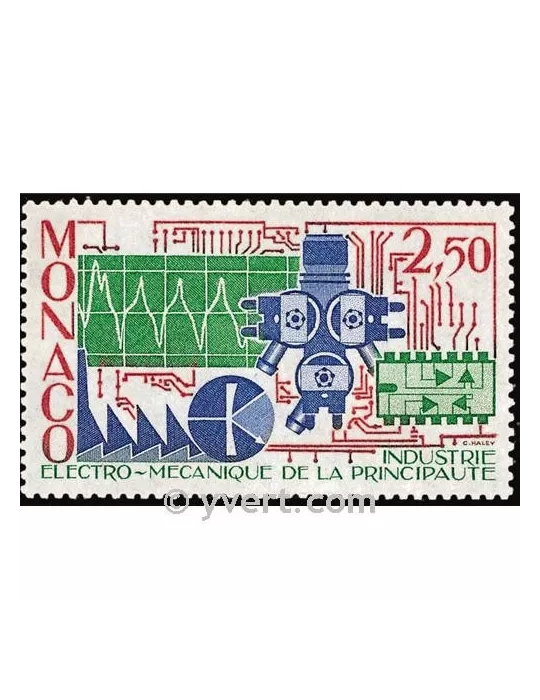 n° 1601 - Timbre Monaco Poste