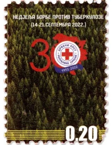 n° 54 + 54a (La paire) - Timbre Republique SERBE (DE BOSNIE) Timbres de bienfaisance