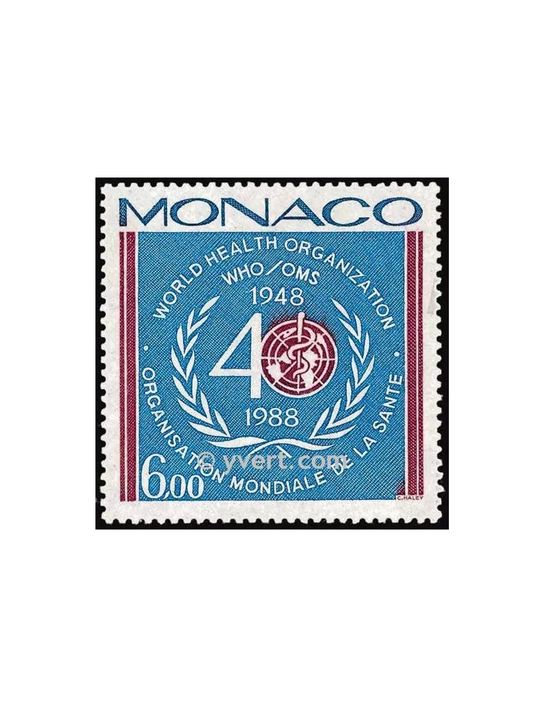 n° 1636 - Timbre Monaco Poste