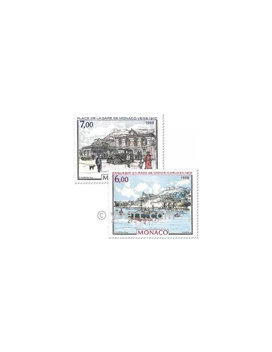 n° 1643/1644 - Timbre Monaco Poste
