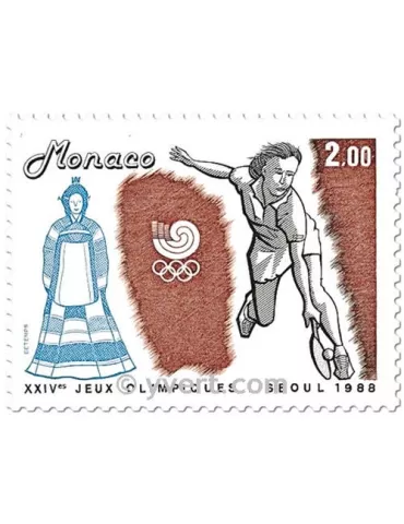 n° 1645/1648 (BF 42) - Timbre Monaco Poste 2