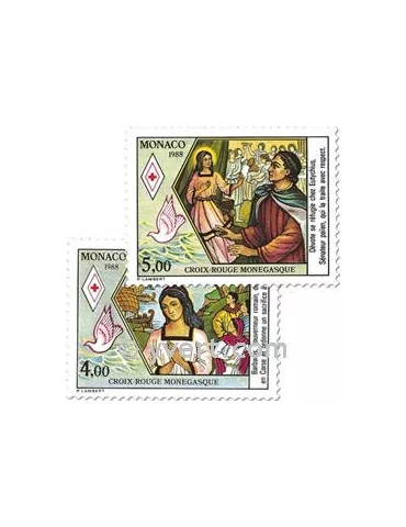 n° 1649/1650 - Timbre Monaco Poste