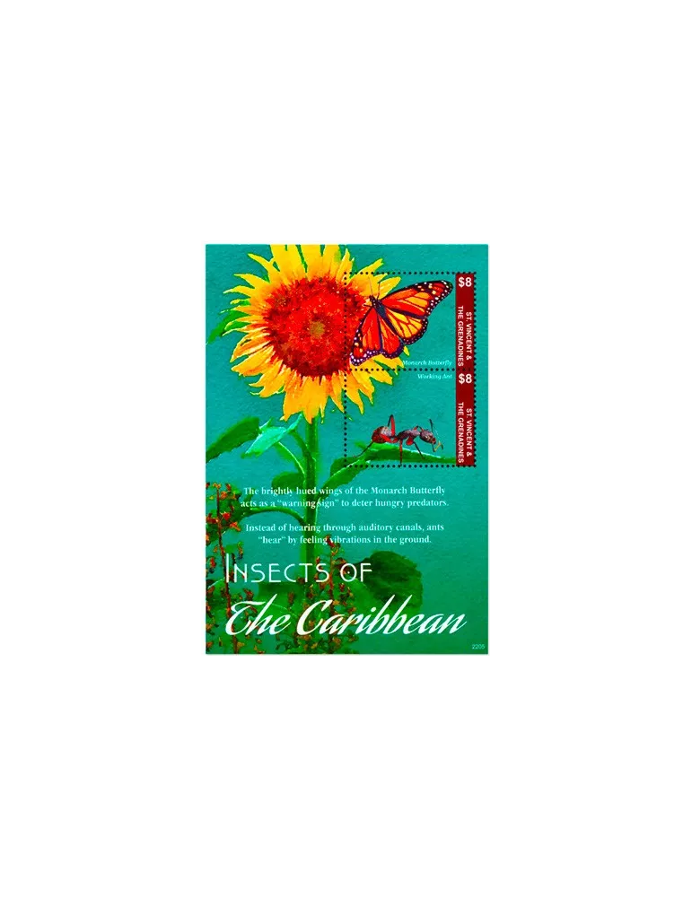 n° 846 - Timbre SAINT-VINCENT Blocs et feuillets