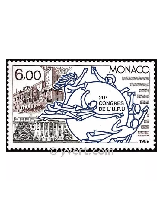 n° 1702 - Timbre Monaco Poste