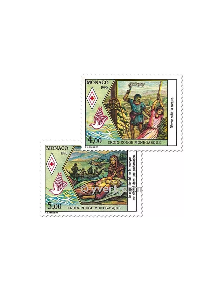 n° 1720/1721 - Timbre Monaco Poste