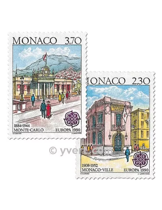 n° 1724/1725 - Timbre Monaco Poste