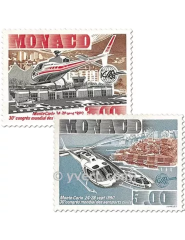 n° 1736/1737 - Timbre Monaco Poste 2