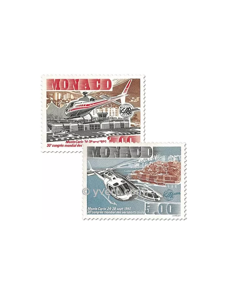 n° 1736/1737 - Timbre Monaco Poste