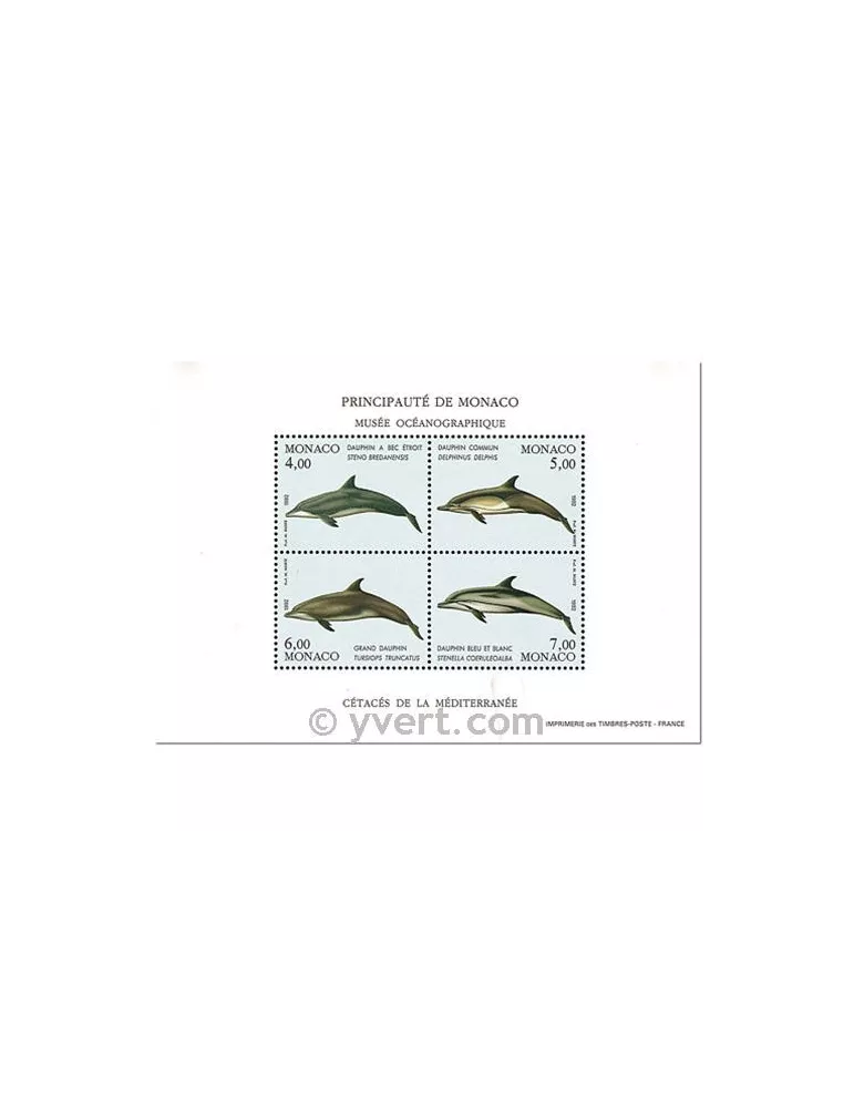 n° 1821/1824 (BF 56) - Timbre Monaco Poste