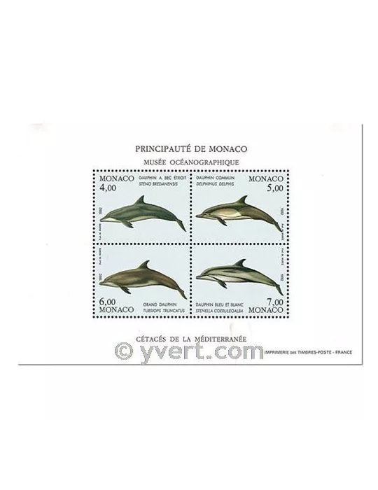 n° 1821/1824 (BF 56) - Timbre Monaco Poste