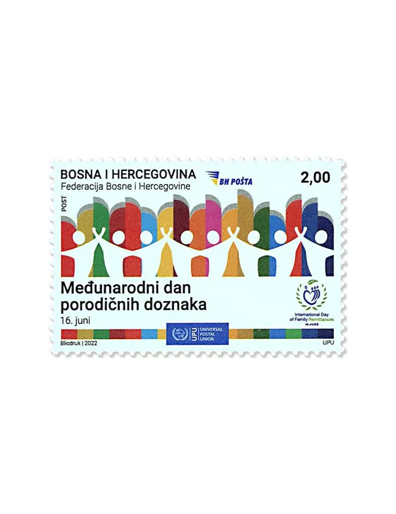 n° 877 - Timbre BOSNIE-HERZEGOVINE Poste