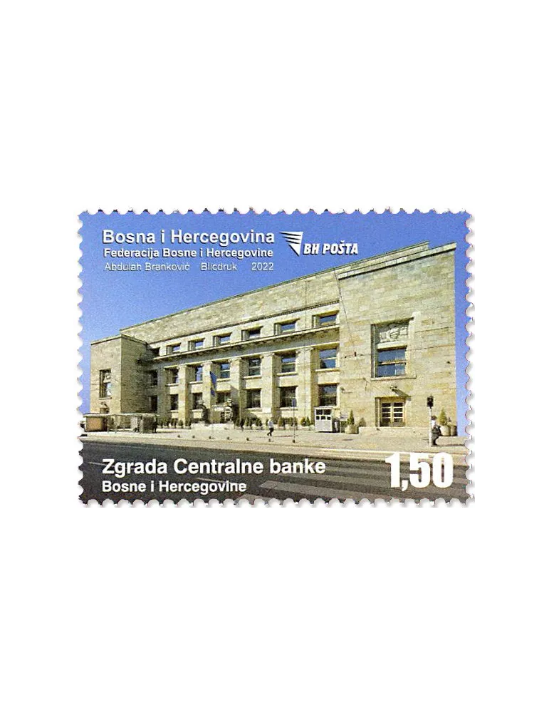 n° 878 - Timbre BOSNIE-HERZEGOVINE Poste