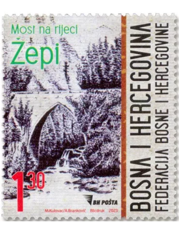 n° 884 - Timbre BOSNIE-HERZEGOVINE Poste