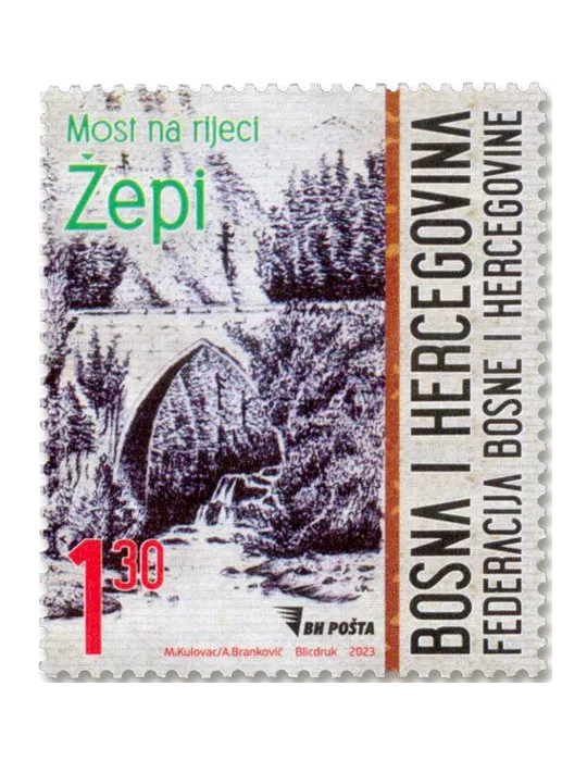 n° 884 - Timbre BOSNIE-HERZEGOVINE Poste