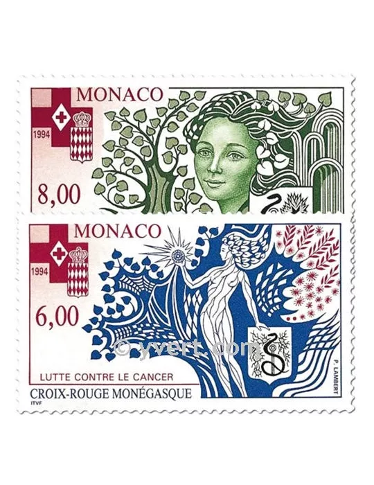 n° 1960/1961 - Timbre Monaco Poste