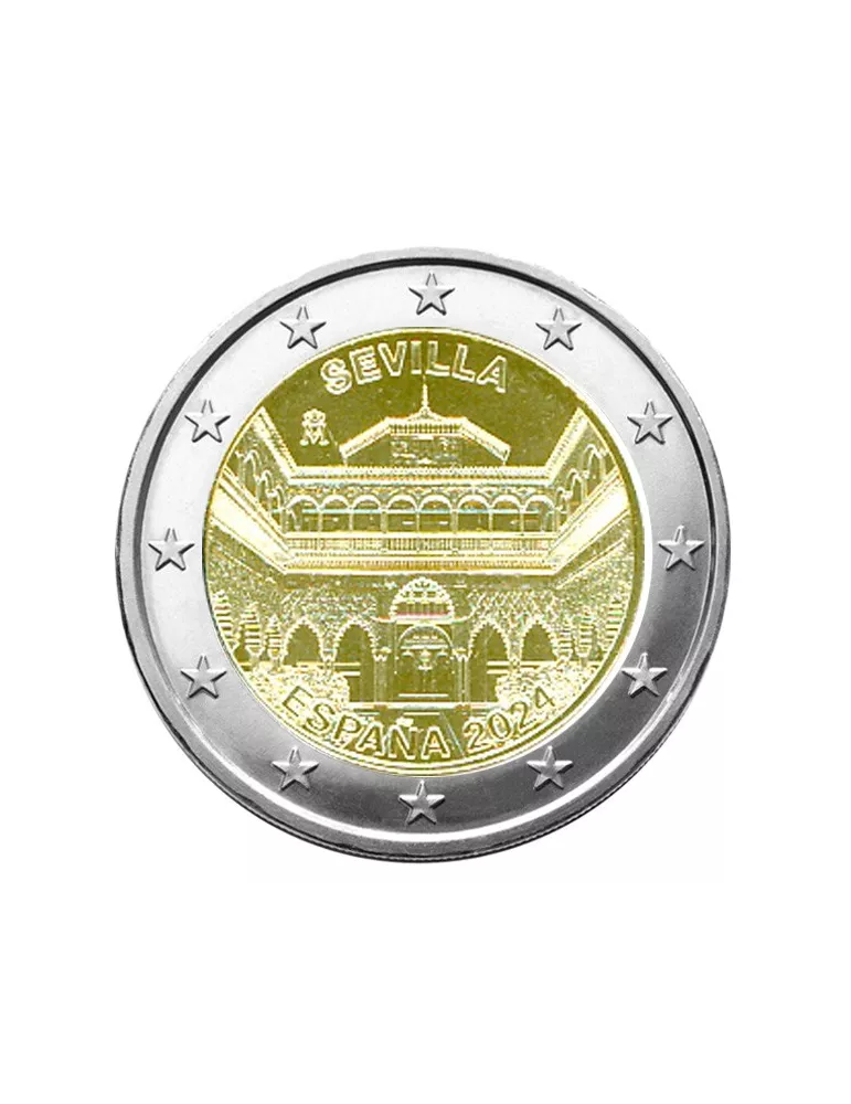 2 EURO COMMEMORATIVE 2024 : ESPAGNE (Centre historique de Séville)