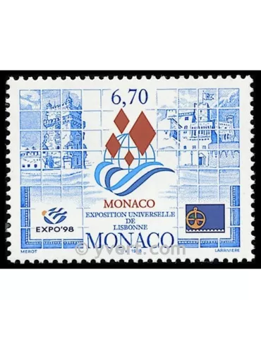 n° 2172 - Timbre Monaco Poste 2