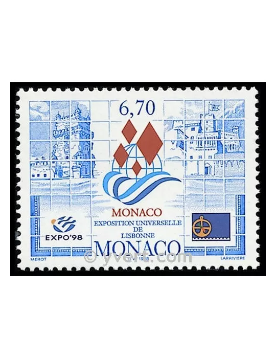 n° 2172 - Timbre Monaco Poste