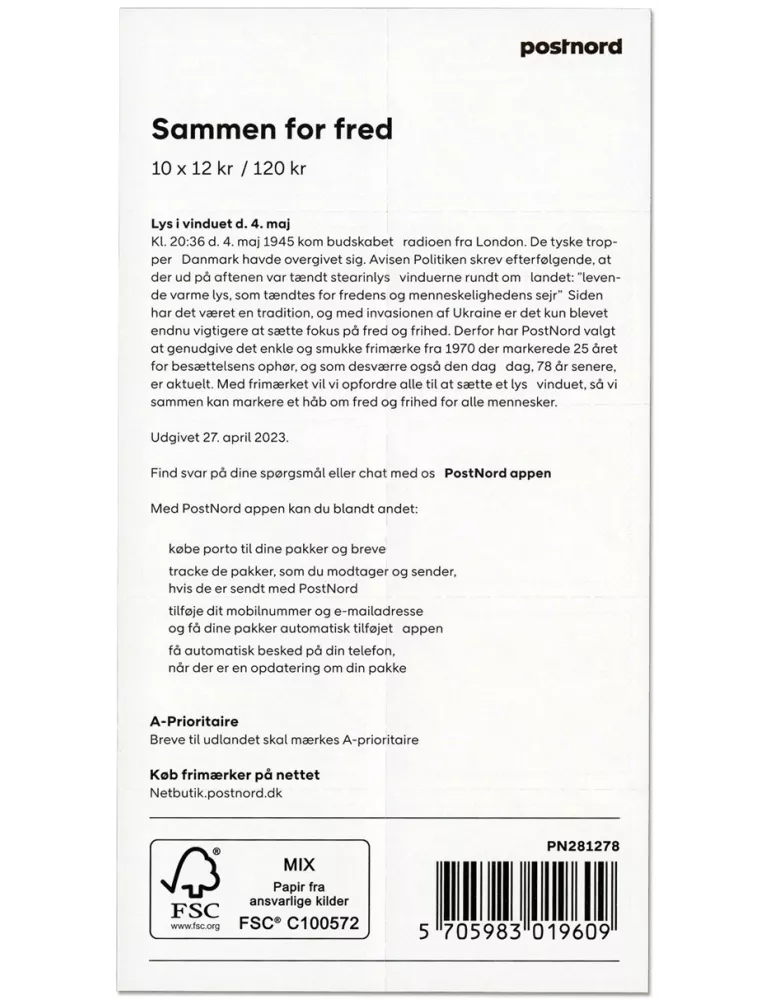 n° C2062 - Timbre DANEMARK Carnets